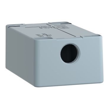 die-cast empty control station - XAPM - Ø22 - zinc alloy - 2 horizontal openings-3