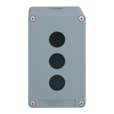 XAPM2503 - Pulsantiera vuota XAPM Ø22 - lega di zinco - 3 fori