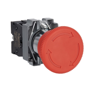 SCHNEIDER ELECTRIC, 22 mm Size, 40mm Emergency Stop Push Buttons