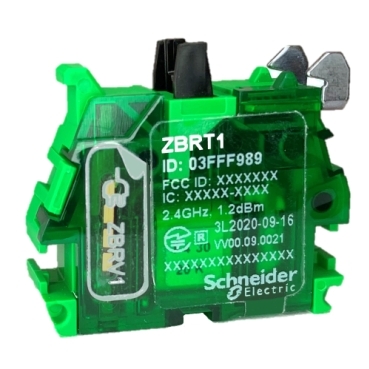 ZB4RTA6 - Wireless and batteryless transmitter, Harmony XB5R, push
