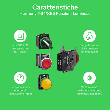 XB4/XB5 - Funzioni Luminose - Caratteristiche - IT