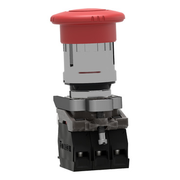XB4BS84441 - Emergency stop push button, Harmony XB4, metal