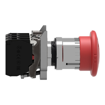 XB4BS84441 - Emergency stop push button, Harmony XB4, metal