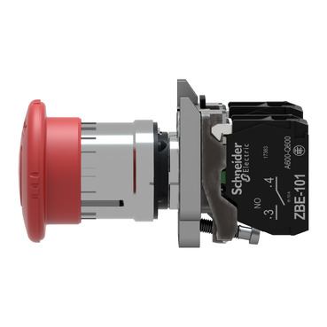 XB4BS8445EX - red Emergency stop Ø 22 - mushroom head Ø 40 - turn
