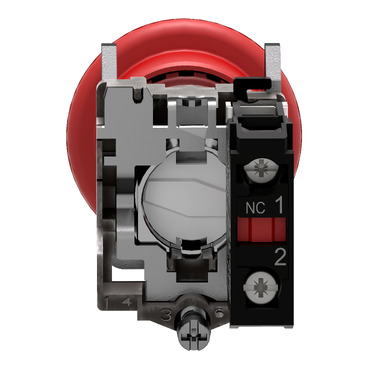 Clari(not) clean mod スイッチ増設 XB4BS9442 - Kırmızı Ø40 Acil durdurma, kapatma Ø22 mandallama