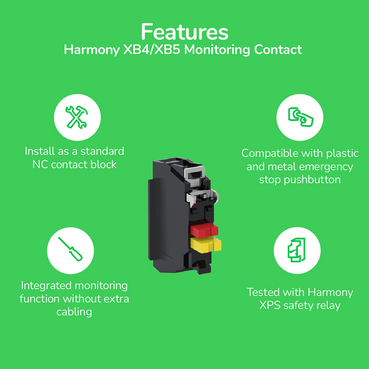 XB4 - Monitoring contact - Features - EN