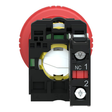 SCHNEIDER ELECTRIC, 22 mm Size, 40mm Emergency Stop Push Buttons,  Pushbutton Guard - 6JC85