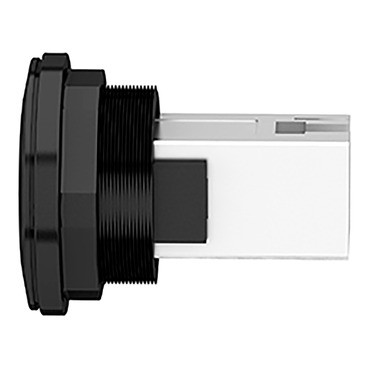 Panel mounted RJ45 port, plastic, Ø22, for ethernet interface, RJ45 jack-2
