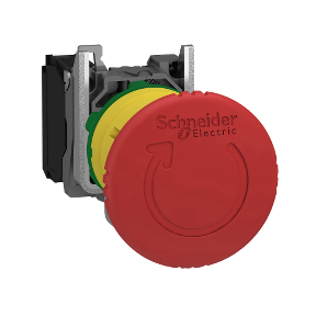 Xb4bs8442 Red O40 Emergency Stop Switching Off O22 Latching Turn Release 1nc Schneider Electric Global