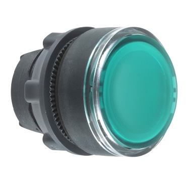 ZB5AA38 - Head for illuminated push button, Harmony XB5, plastic 