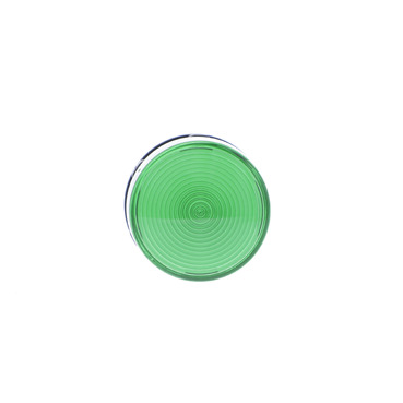 XB7EV03BP - Monolithic pilot light, plastic, green, Ø22, integral LED ...