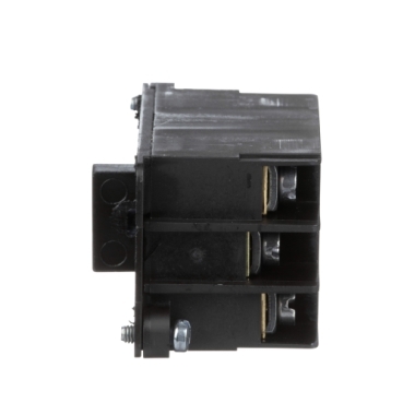 Single contact block, Harmony XAC, spring return, 2 speed, spring return, front mounting, 2NO+1NC