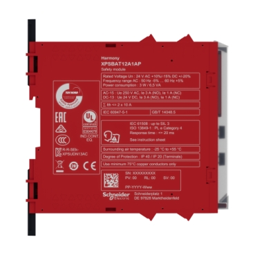Image produit XPSBAT12A1AP Schneider Electric