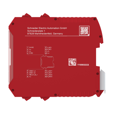 XPSMCMER0002 - expansion module, Modicon MCM, 2 safety relay