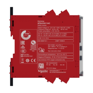 Image produit XPSUVN11AC Schneider Electric