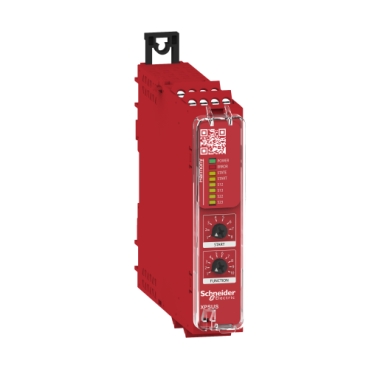 Preventa module Cat.4 features 2*XPSUAF + enabling movement 24vac/dc screw