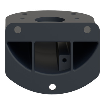 XVBC12 - Harmony XVB, Fixing plate for use on vertical