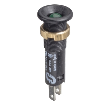 SWITCHTRONIX - Voyant LED 8 mm 220 V Bleu - Boitier Noir
