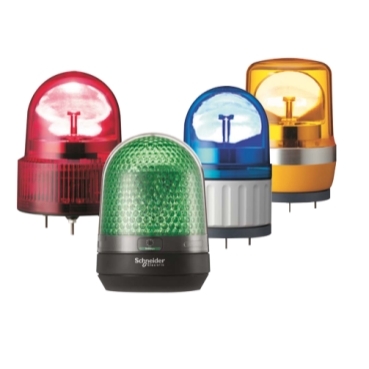 Ø 80 - 130 mm pre-wired rotating/flashing beacons