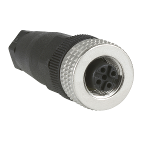 Xzcc12fdm40b Female M12 4 Pin Straight Connector Cable Gland Pg 7 Schneider Electric Global