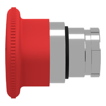 ZB2BS54C - 锁定式急停按钮头，红色，蘑菇头直径Ø40，转动复位| 施耐德电气
