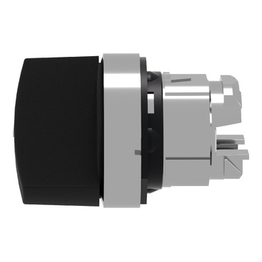ZB4BD4 - black selector switch head Ø22 2-position spring return |  Schneider Electric UK