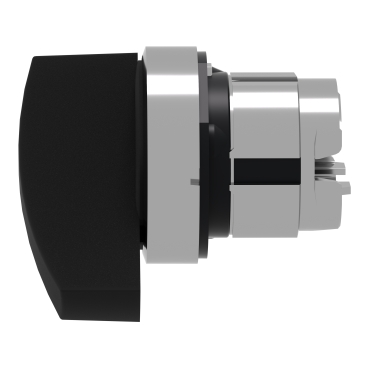 ZB4BJ2 - Head for selector switch, Harmony XB4, metal, black