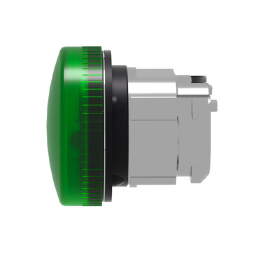ZB4BV03 - Head for pilot light, Harmony XB4, metal, green, 22mm