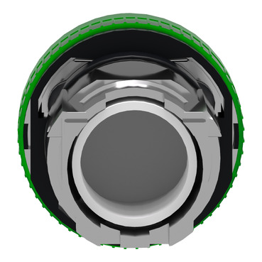 ZB4BV03 - Head for pilot light, Harmony XB4, metal, green, 22mm