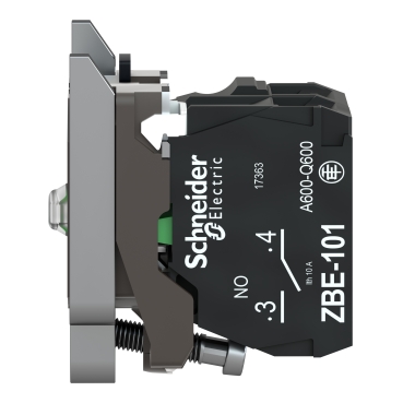 ZB4BW0B41 - Light block with body fixing collar, Harmony XB4