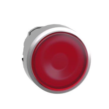 Orbitec 337773 - Bouton poussoir carre lumineux rouge 1rt imp