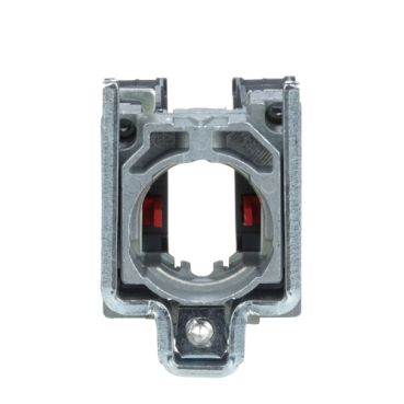 Single contact block with body/fixing collar, metal, screw clamp terminal, 2 NC-3
