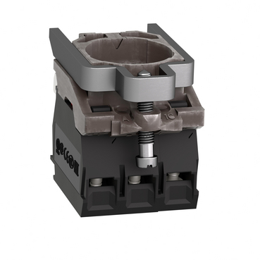 ZB4BZ141 - Single contact block with body fixing collar, Harmony