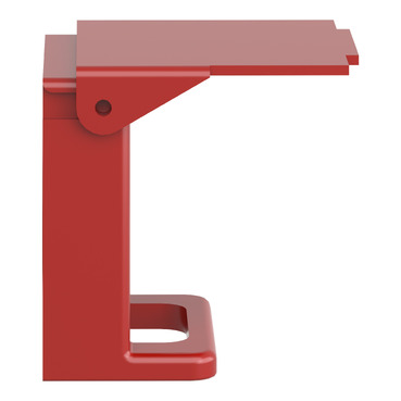 red padlockable flap for Ø22 flush pushbutton-3