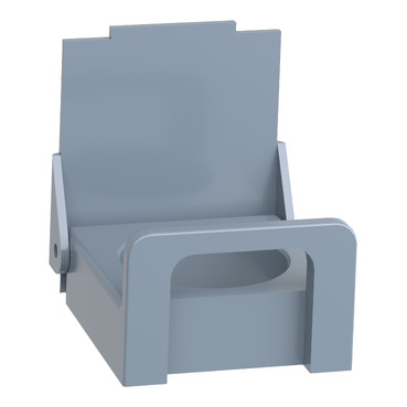 ZB4BZ66 - Padlockable flap, Harmony XB4, for 22mm flush push