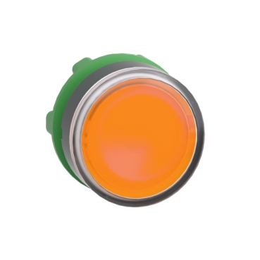 Interrupteur-poussoir orange avec 2 boutons-poussoirs
