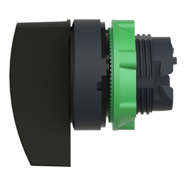 ZB5AJ2 - Head for selector switch, Harmony XB5, plastic, black