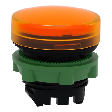 ZB5AV053 - Head for pilot light, Harmony XB5, plastic, orange