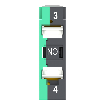 Elemento Di Contatto 'No' A Molla Schneider - Bianco Per Quadri Elettrici