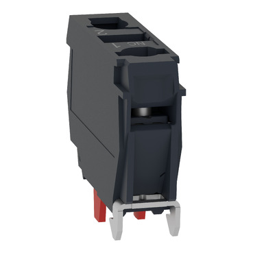 ZBE1029 - Single contact block, Harmony XB4, silver alloy