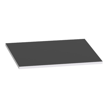 Harmony XB4, Unmarked legend 18 x 27 mm for legend holder 30 x 50 mm, 1 black side, 1 red side-4