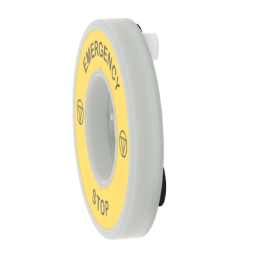 ZBY9W3B330 - Illuminated marked legend ring, Harmony XB5