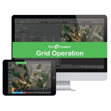 EcoStruxure™ Grid Operation Schneider Electric Logiciel d'exploitation du réseau pour les petites et moyennes entreprises de services publics.