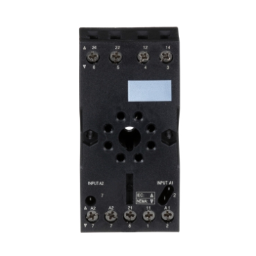 Socket, mixed contact, 10 A, relay type RUMC2, screw connector, 250 V AC-2