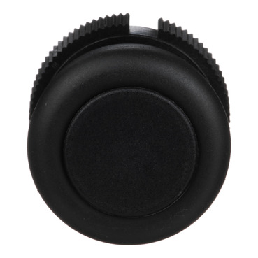 round head for pushbutton - spring return - XAC-A - black - booted-2