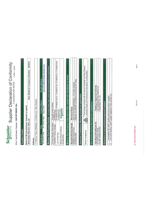 RCM Declaration of conformity