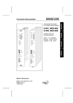 D901, D950, WD3-004, WD3-008 User Manual