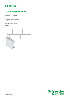 LXM32A - CANopen Interface Fieldbus, User Manual