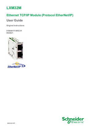 VW3A3616 - LXM32M Ethernet TCP/IP Module (Protocol EtherNet/IP) User Guide