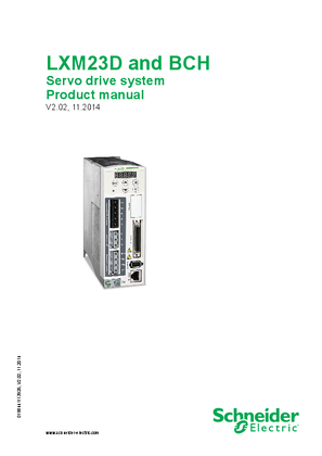 LXM23D and BCH Servo drive system Product manual